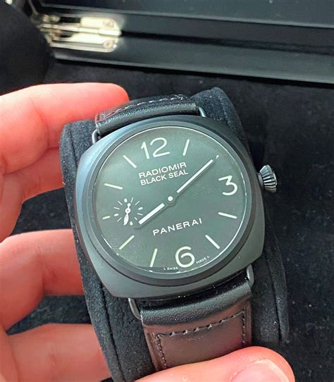 panerai radiomir ceramic black seal